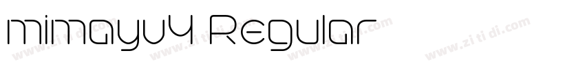 mimayv3 Regular字体转换 mimayv3 Regular字体转换